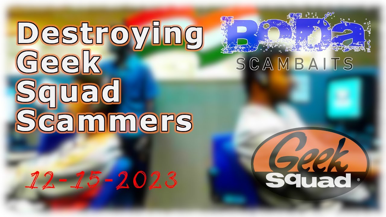 A Geek Squad Scammer Destruction