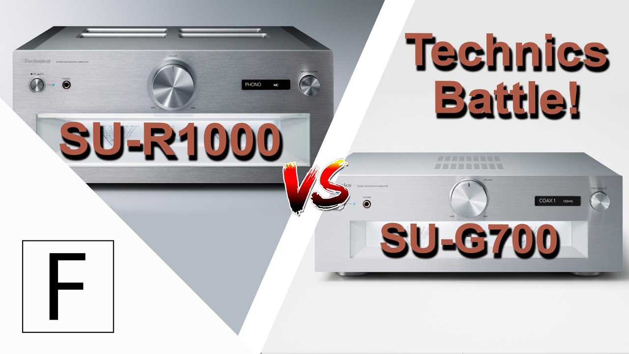 Technics Verstärker Battle - Technics SU-R1000 vs. SU-G700!