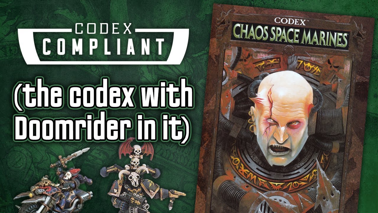 Codex: Chaos Space Marines (The First 3rd Edition One) - Codex Compliant