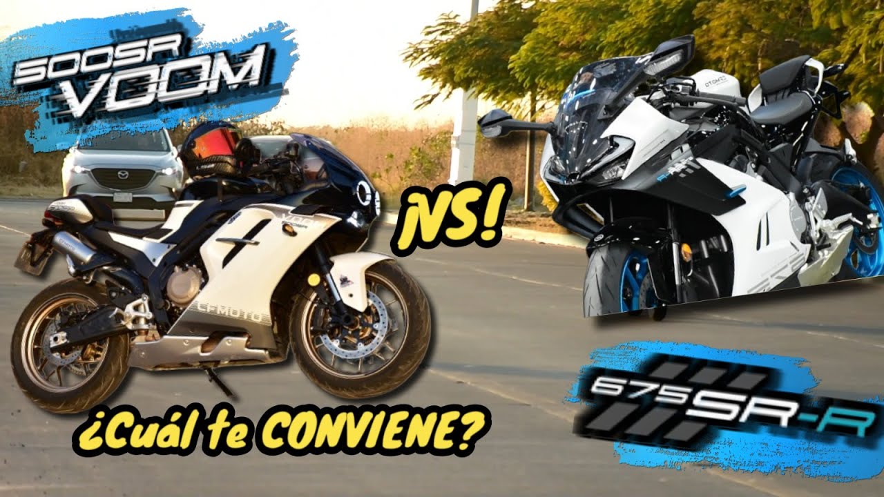 675 SR R vs 500 SR VOOM🔥, ¿Por cuál me DECIDO?😬| Aguacate Motovlogs🥑