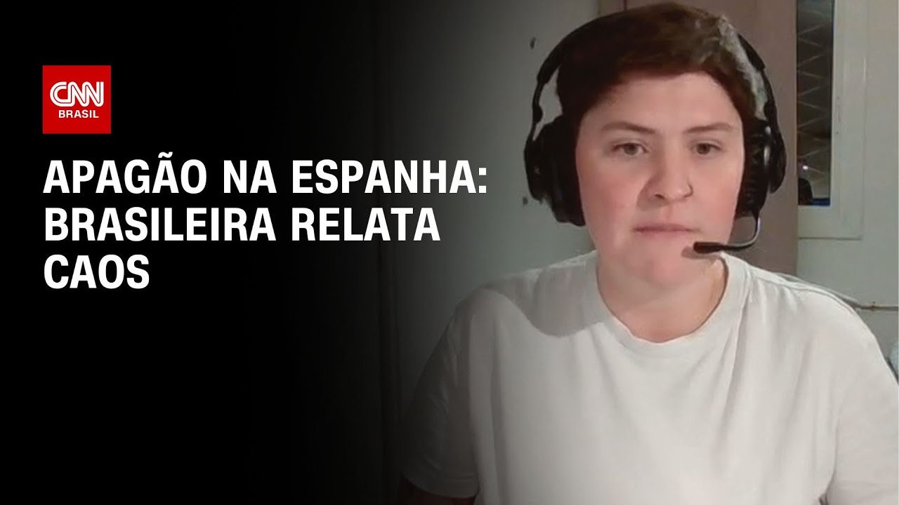 Apagão na Espanha: Não havia transporte público, diz brasileira que vive em Barcelona | CNN 360°