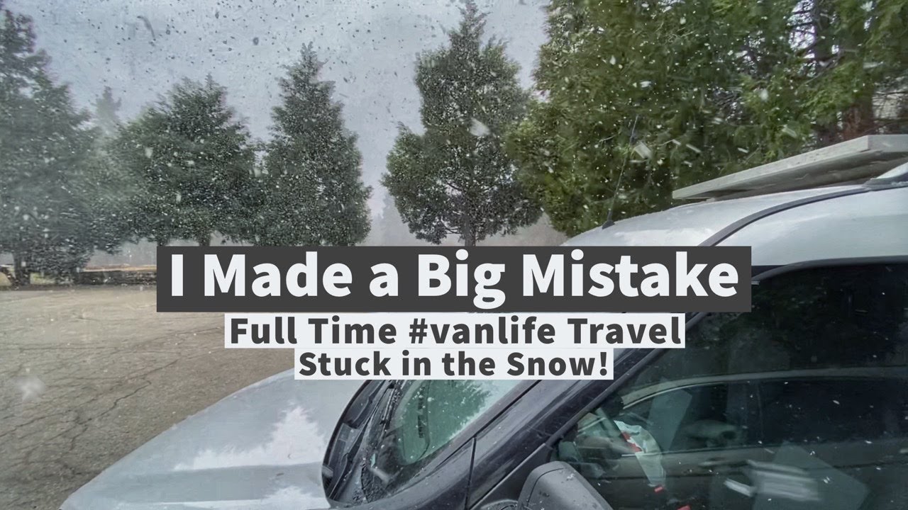 I Made a Big Mistake. Oh No, Snow!