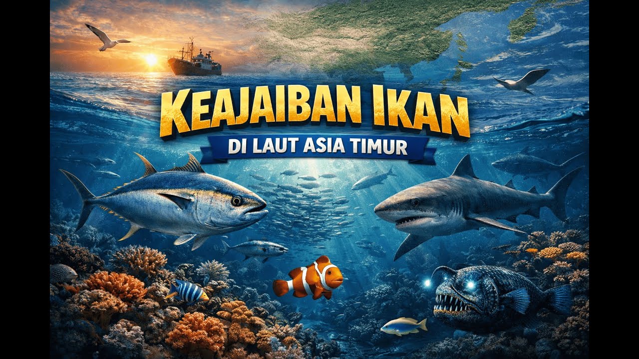 Keajaiban Ikan di Laut Asia Timur 🌊 7 Dunia Bawah Laut yang Menakjubkan!
