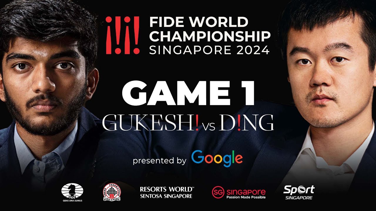 Game 1 Stream | FIDE World Championship Match 2024 | Ding Liren vs Gukesh D