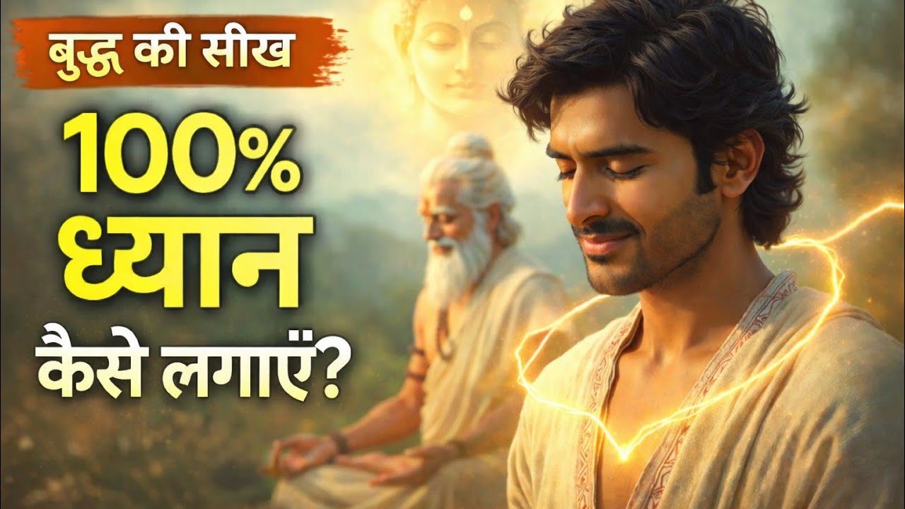 बुद्ध की सीख | 100% ध्यान कैसे लगाएँ? (एक कहानी जो मन बदल दे)