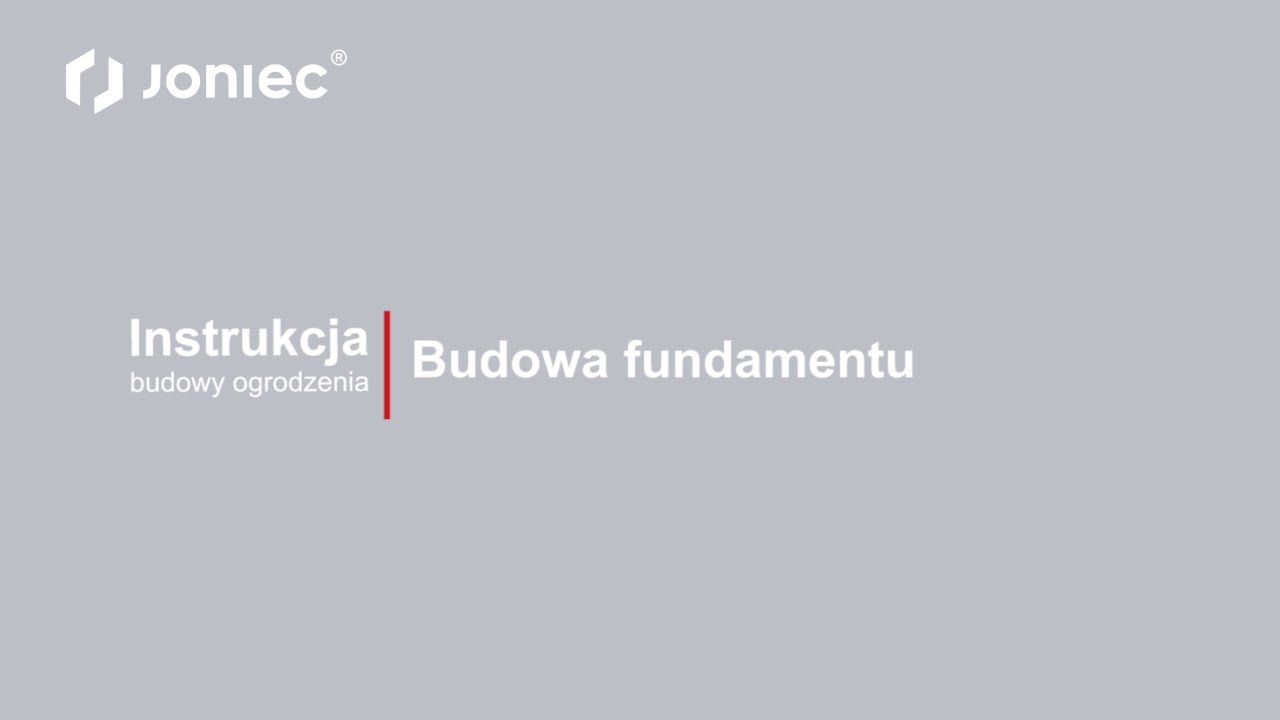 JONIEC ROMA   budowa fundamentu