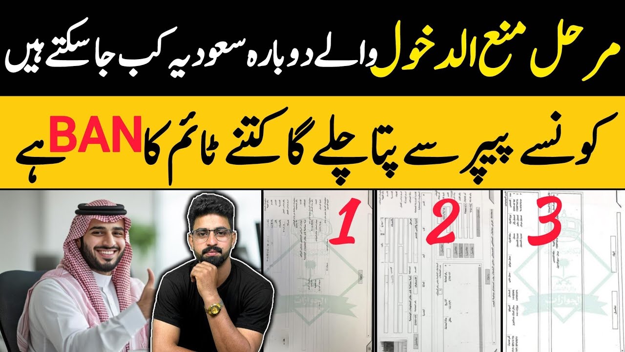 How Can You check your Saudi Ban ? | Marhal Mana Dakhool Status | Which paper is best? | Rai Imtiaz