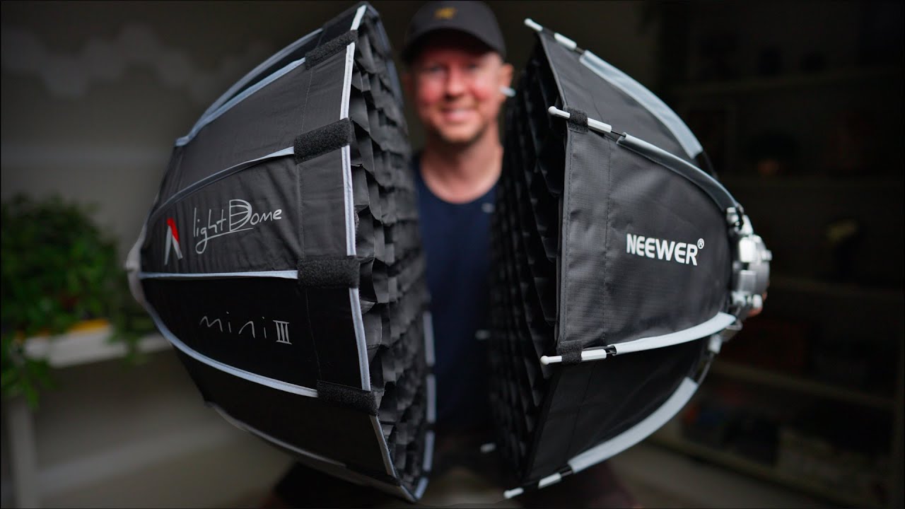 ЭТО лучший маленький софтбокс? Aputure Mini Light Dome III против Neewer