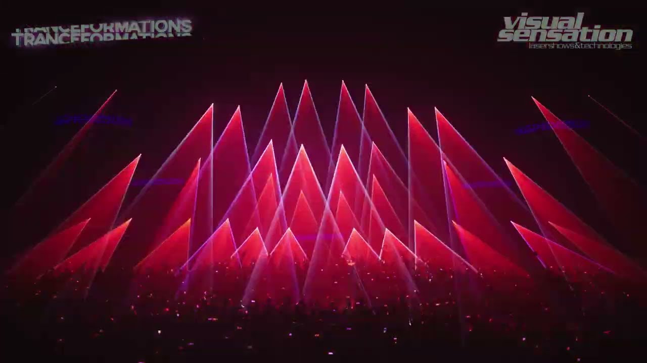 Tranceformations 2023 Hala Stulecia - pokaz laserowy na 40 laserów