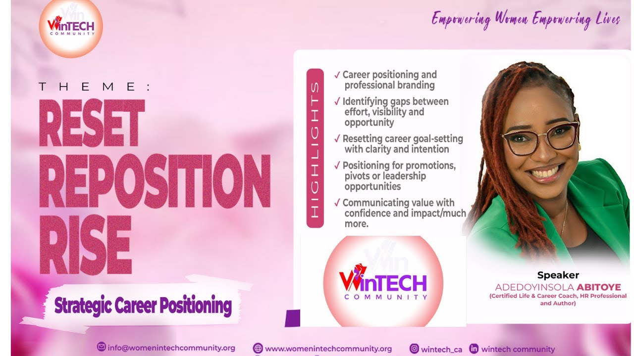 Reset, Reposition, Rise 2026 | Strategic Career Positioning for Women in Tech