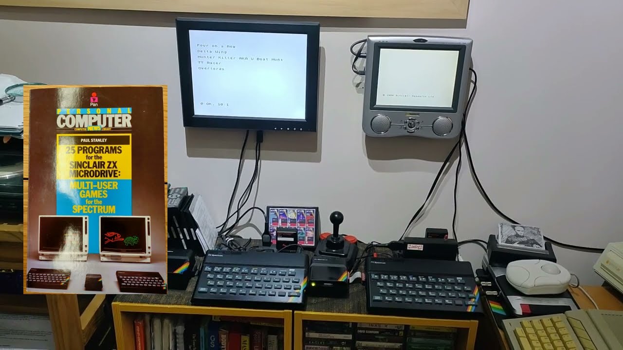 ZX Spectrum Interface 1 BASIC network game 