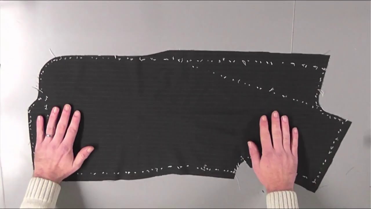 Learn to Tailor with Male Devon Sewing - Part 8 - Balancing Darts and Chest Welt Pocket