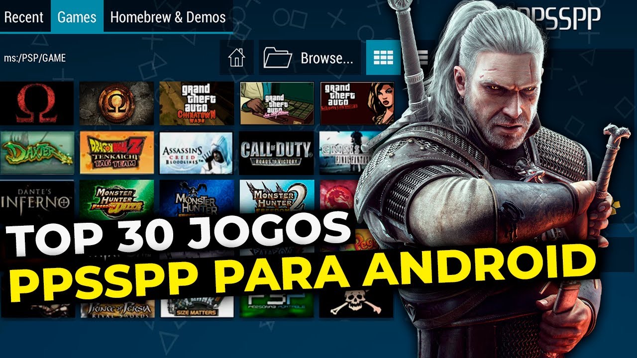TOP 30 MELHORES JOGOS DE PSP PARA ANDROID ( PPSSPP ) 2025