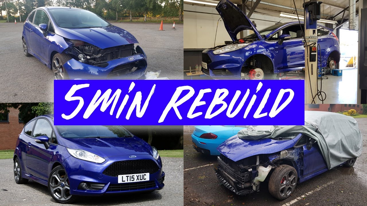 Rebuilding A Crashed Fiesta ST in 5 MINUTES