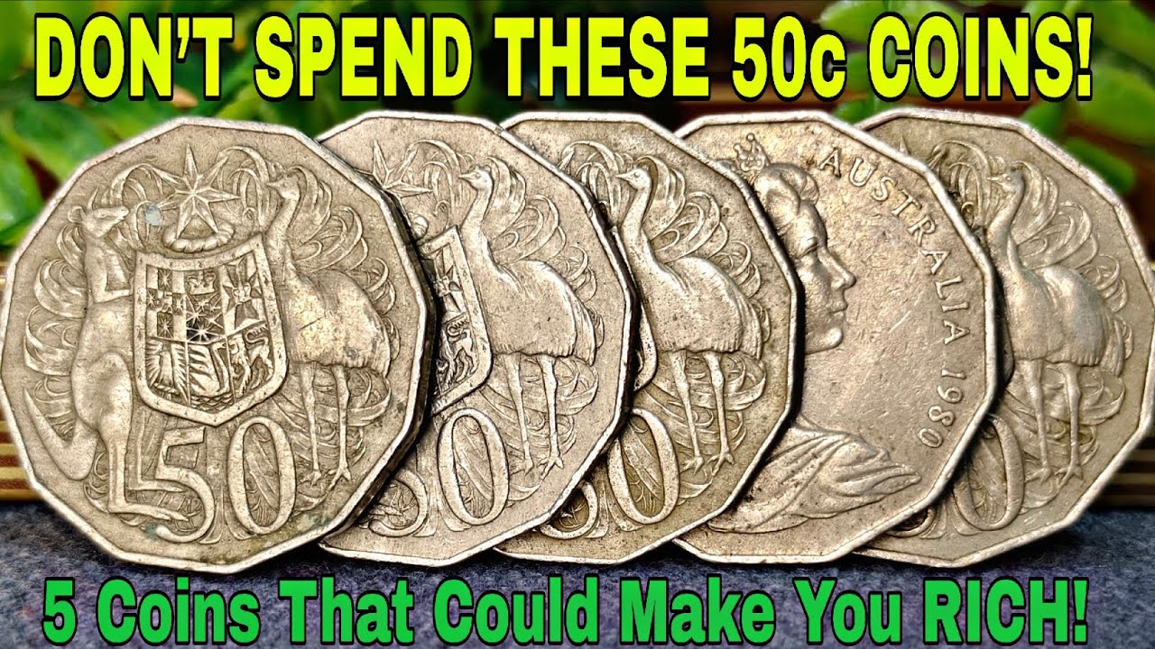 5 Ultra Rare Australian 50 Cent Coins Worth Over $1,000,000! (Check Your Change NOW)