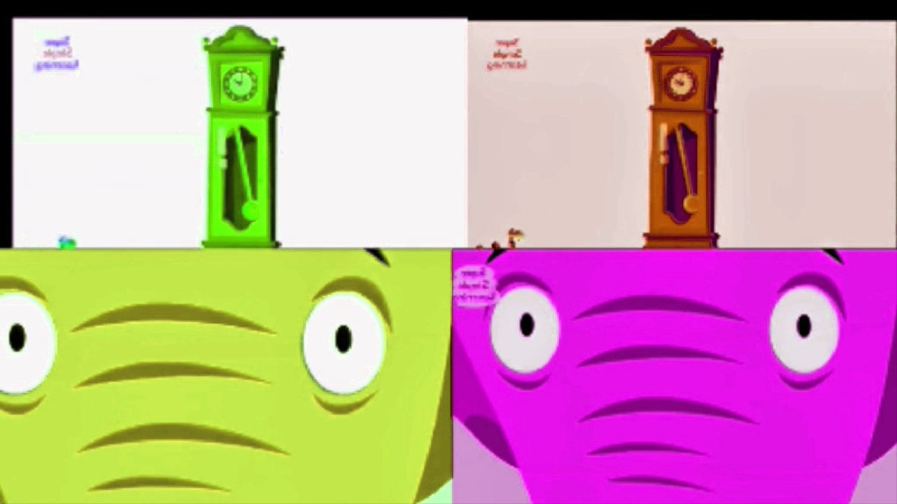 HICKORY DICKORY DOCK/  THE ELEPHANT AND THE SNAKE  RAN UP THE CLOCK/ SPONSORED BY; KLASKY EFFECTS🐘🐍