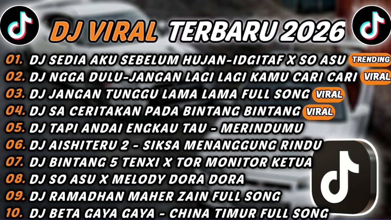 DJ TIKTOK TERBARU 2026 - DJ SEDIA AKU SEBELUM HUJAN X SO ASU🎵DJ NGGA DULU-JANGAN LAGI LAGI KAMU🎵