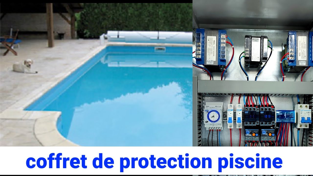 coffret équipé  pour piscine.2 pompes +éclairage