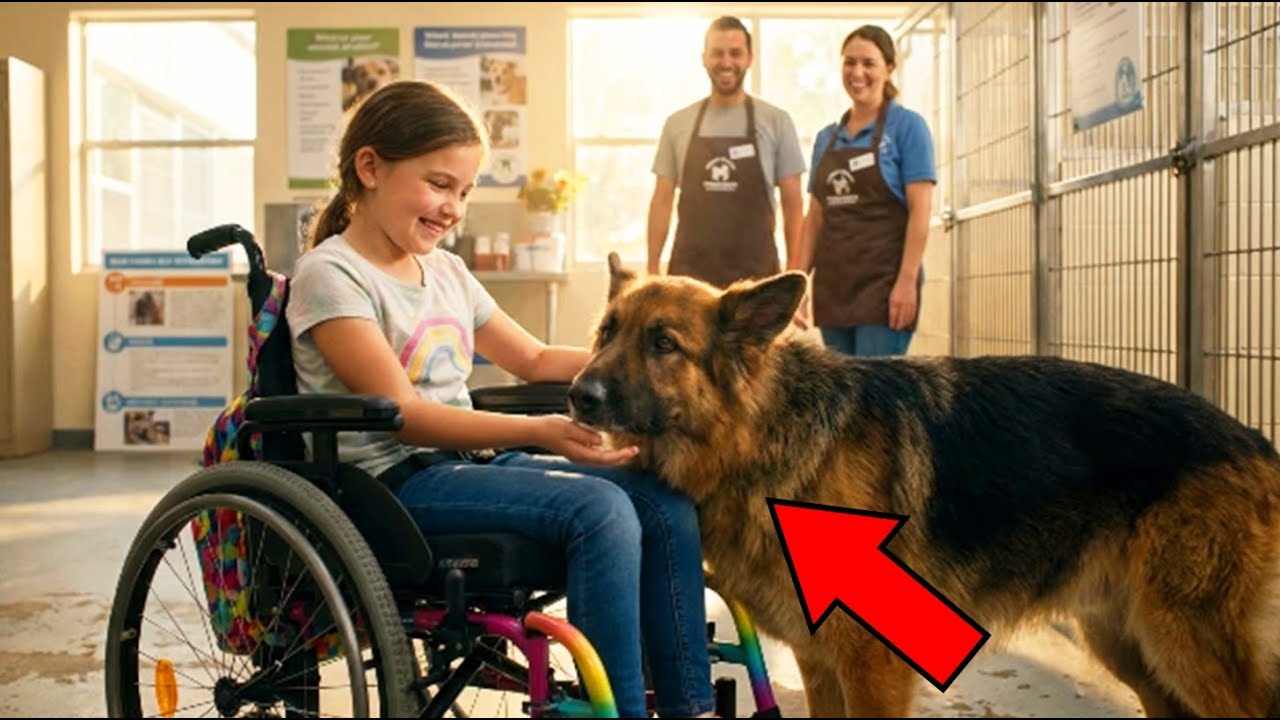 Gel&auml;hmtes M&auml;dchen besucht ein Tierheim &ndash; der aggressive Polizeihund schockiert alle!