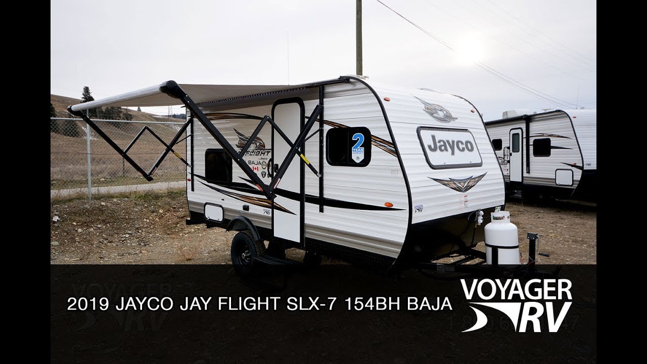 2019 Jayco Jay Flight SLX-7 154BH Baja Travel Trailer Video Tour - Voyager RV Centre