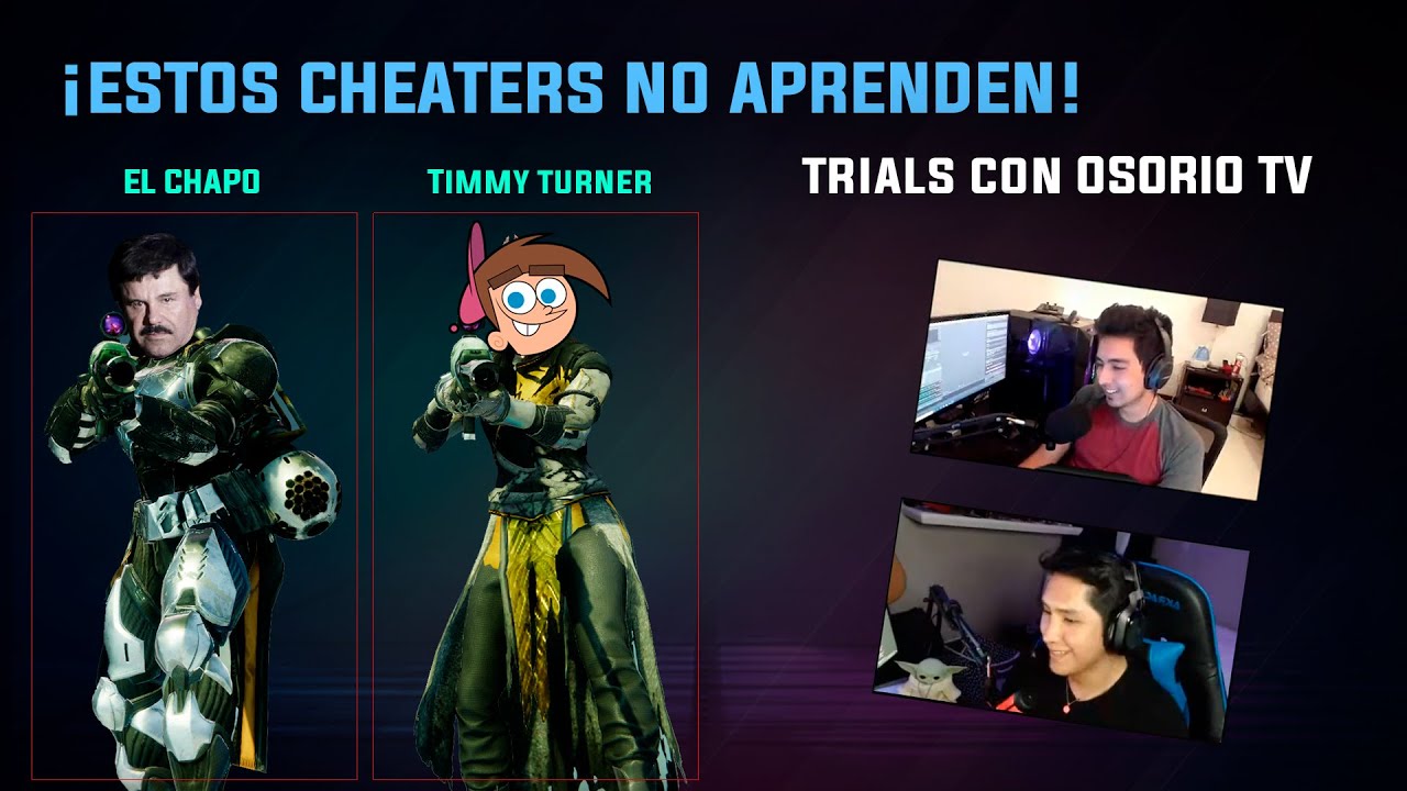 ESTOS CHEATERS NO APRENDEN! con OSORIO TV en las Pruebas de Osiris l Destiny 2