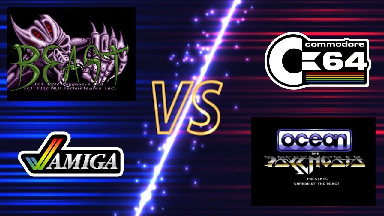 PAULA vs SID ( amiga & c64) - Shadow of The Beast ♡