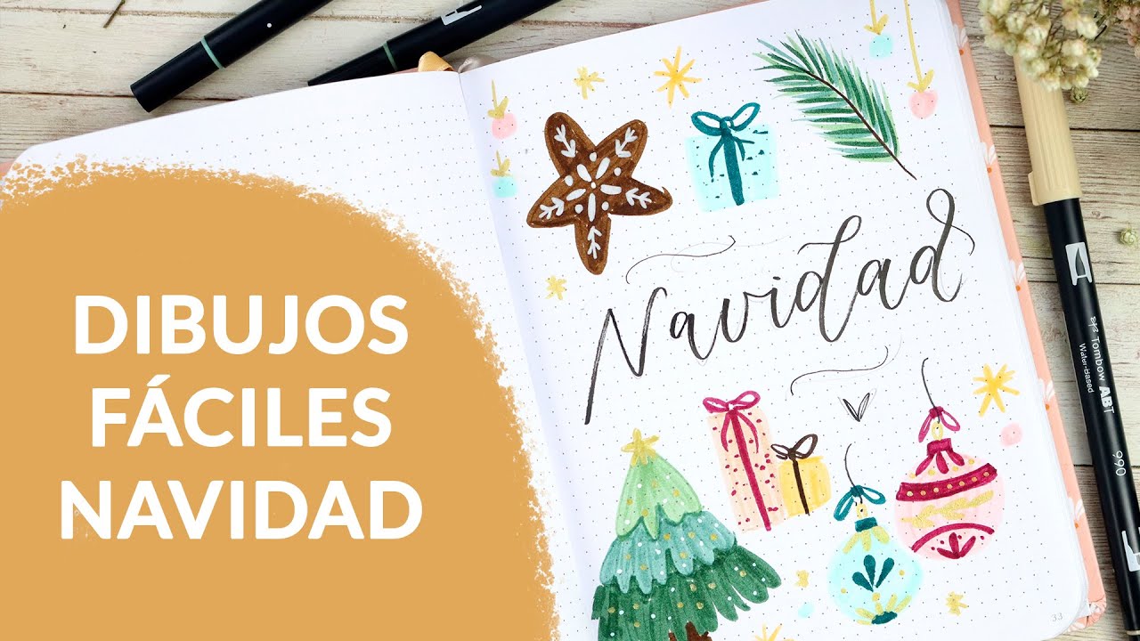 Ideas decoración Navidad para Bullet Journal