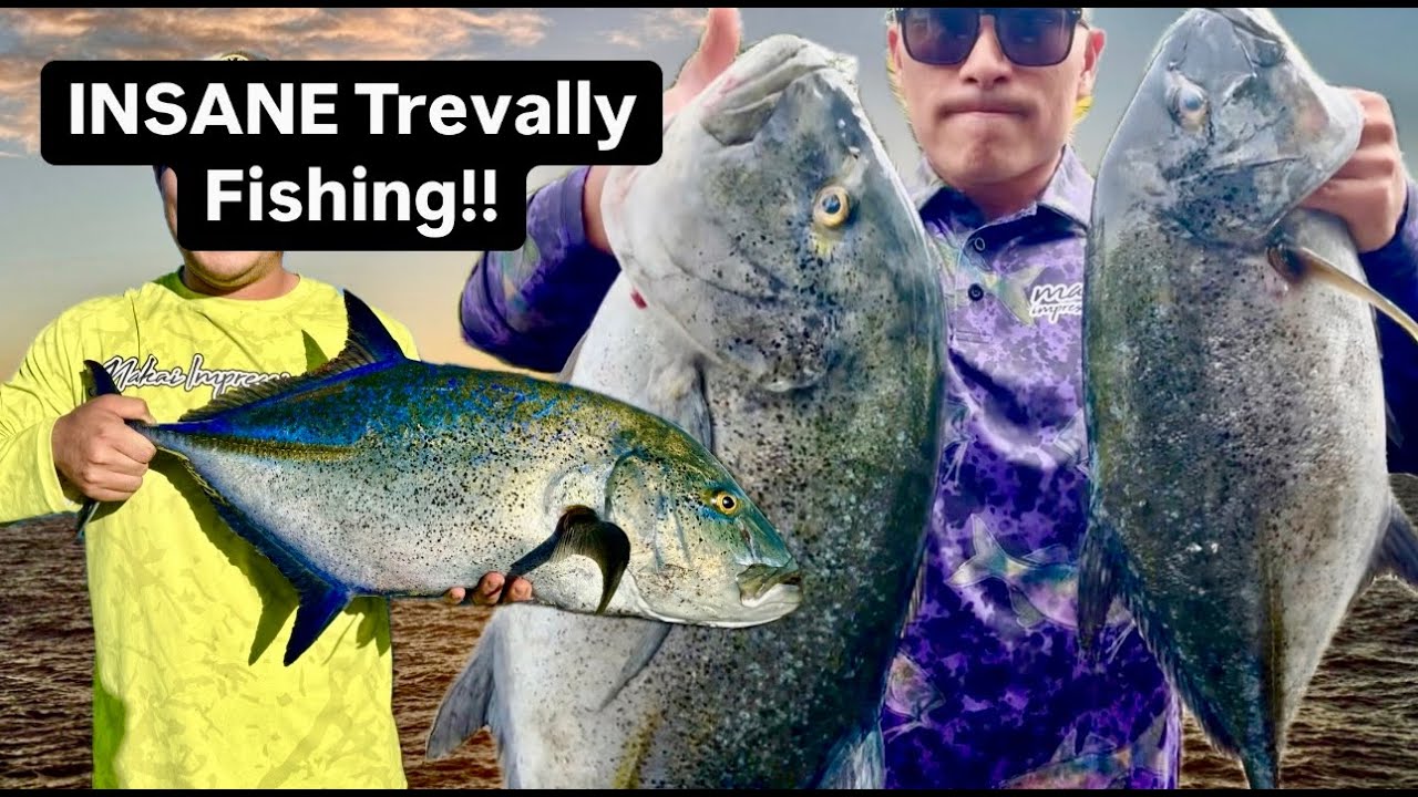The most INSANE day of TREVALLY fishing! | HAWAII CATCH, COOK, CREATE