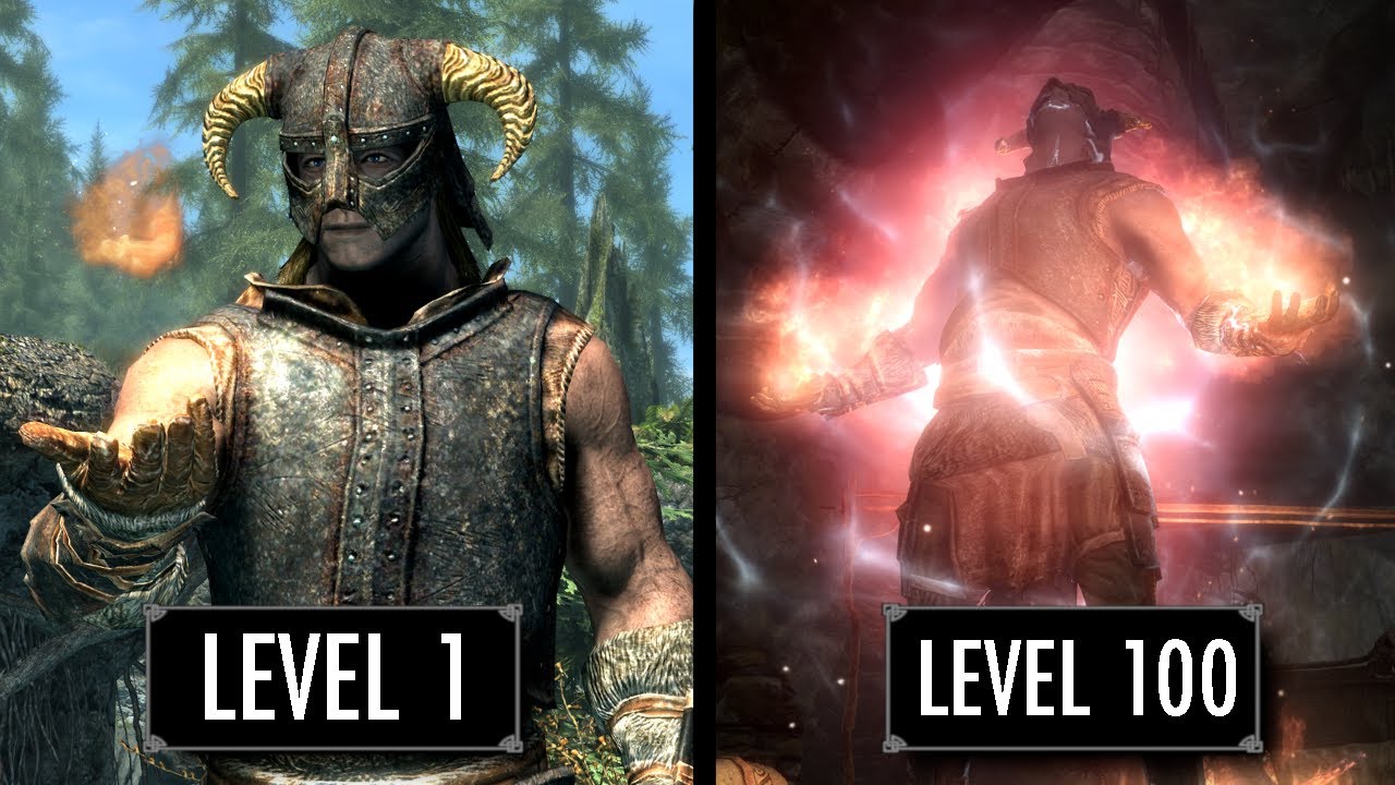 Skyrim But Every Kill Levels Up My Spells