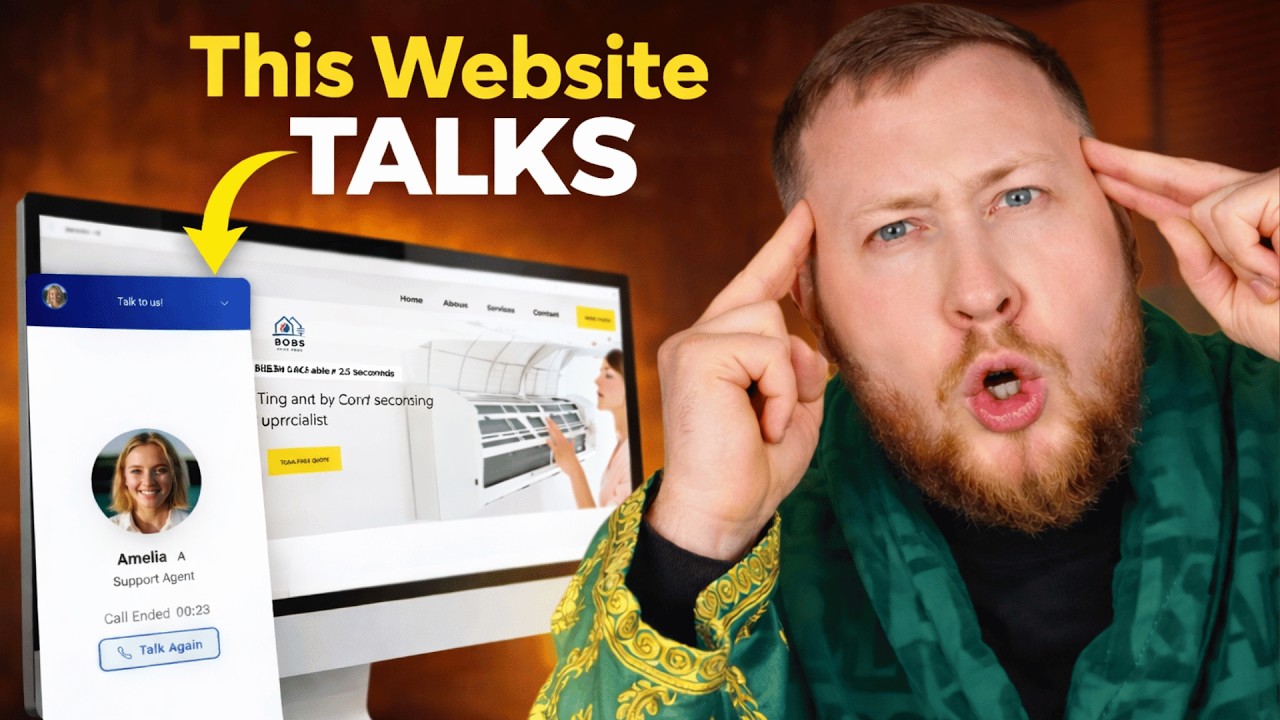 Я создал веб-сайт с говорящим искусственным интеллектом, который привлекает больше потенциальных ...