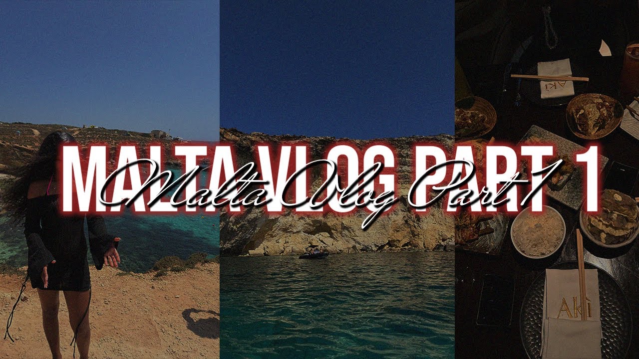 Malta Vlog Pt 1 | Girls trip, We outside, Pool Party, Young Jonn, Boat Party etc