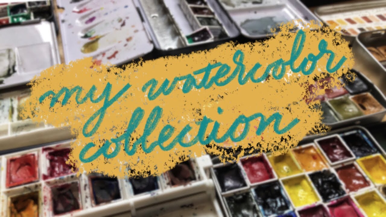 All of My Watercolor & Gouache Palettes 2018 | Sennelier , Daniel Smith, and More!