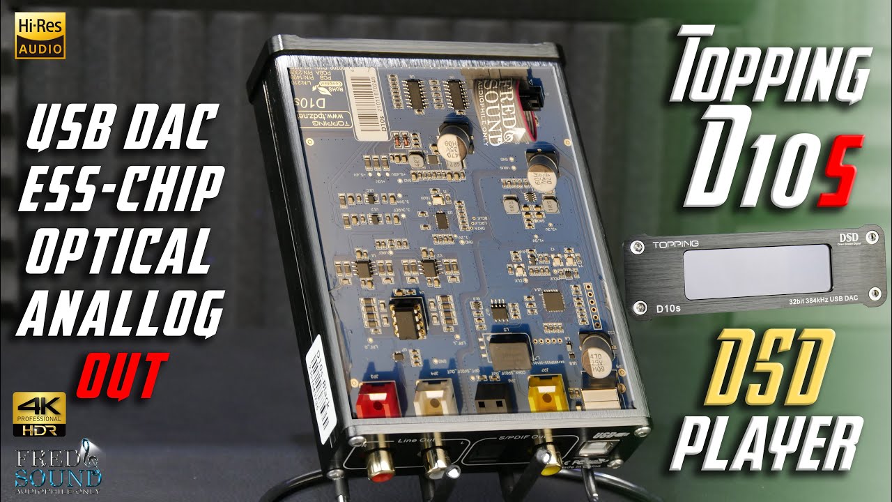 Topping D10S Hi-Res hi-fi USB DAC (FNS)