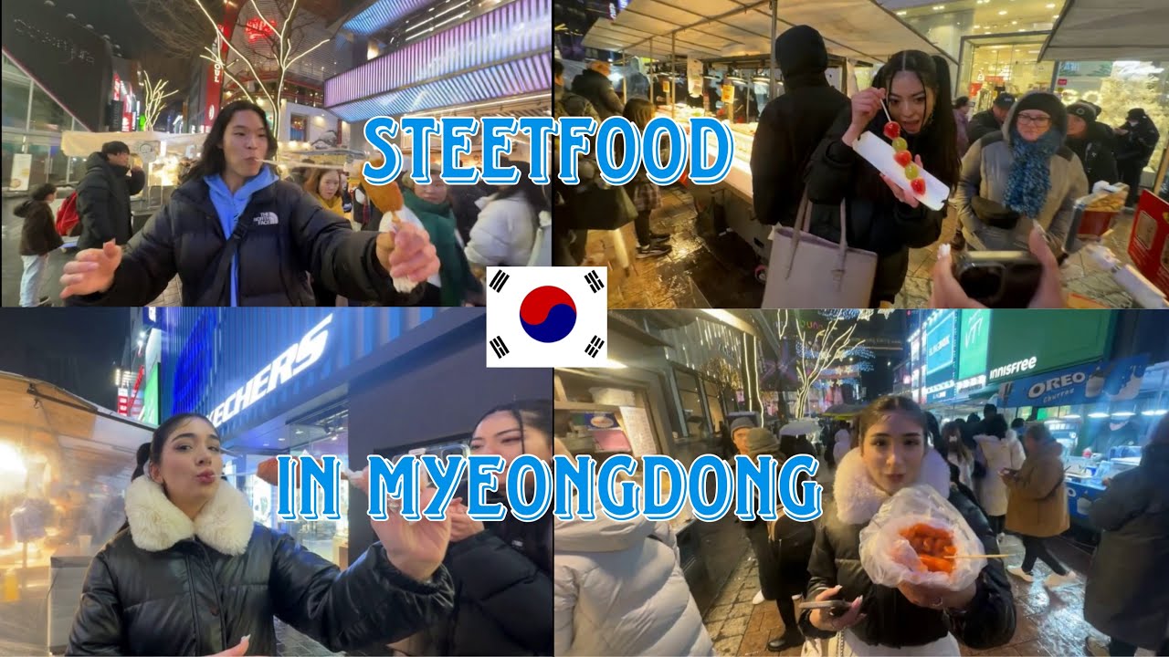 STREETFOOD IN MYEONGDONG VLOG
