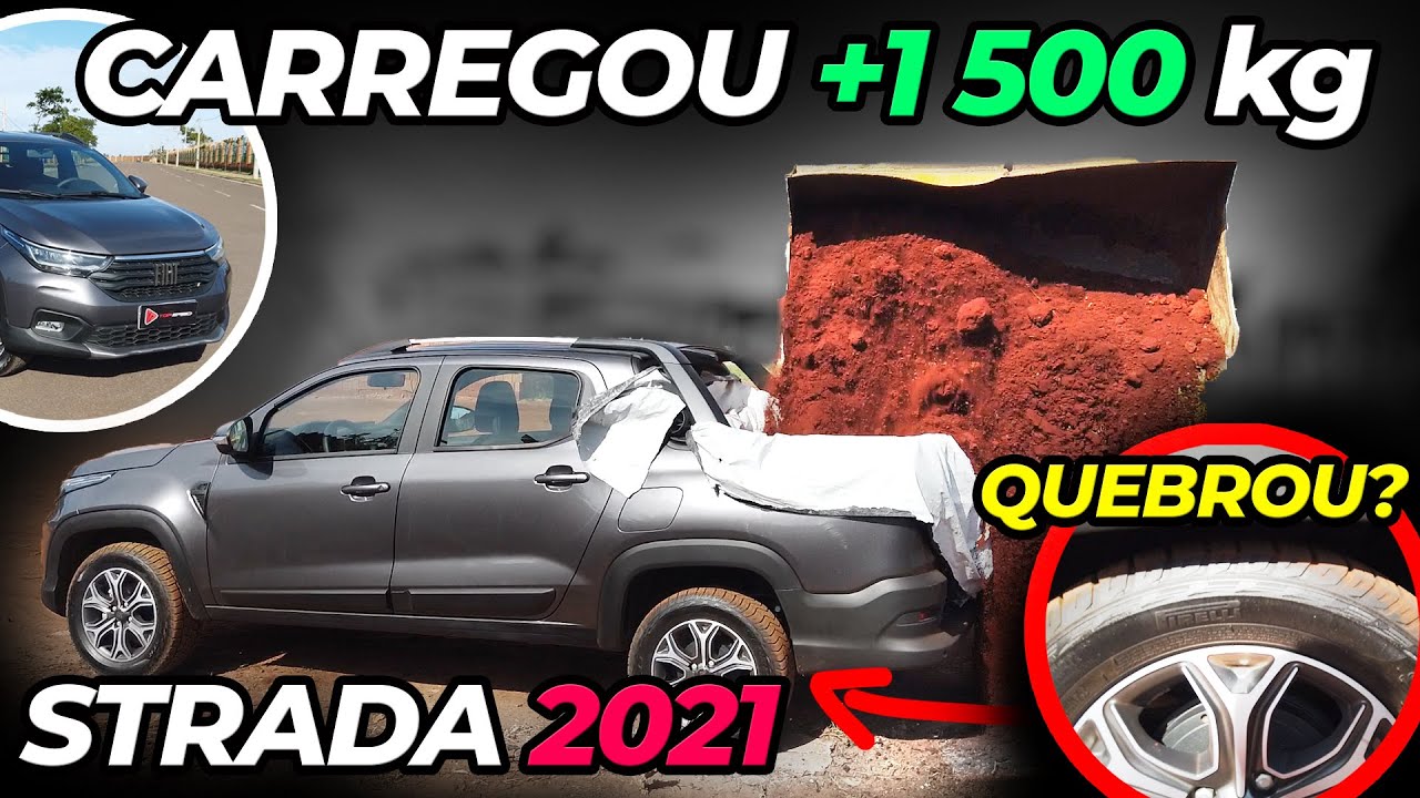 Nova Strada 2021 AGUENTA PESO? CARREGAMOS 1500 KG VEJA O QUE ACONTECEU! FT. LOCATELLI E AMADEU