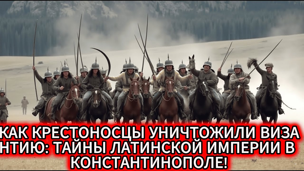 Как крестоносцы уничтожили Византию: тайны Латинской империи в Константинополе!