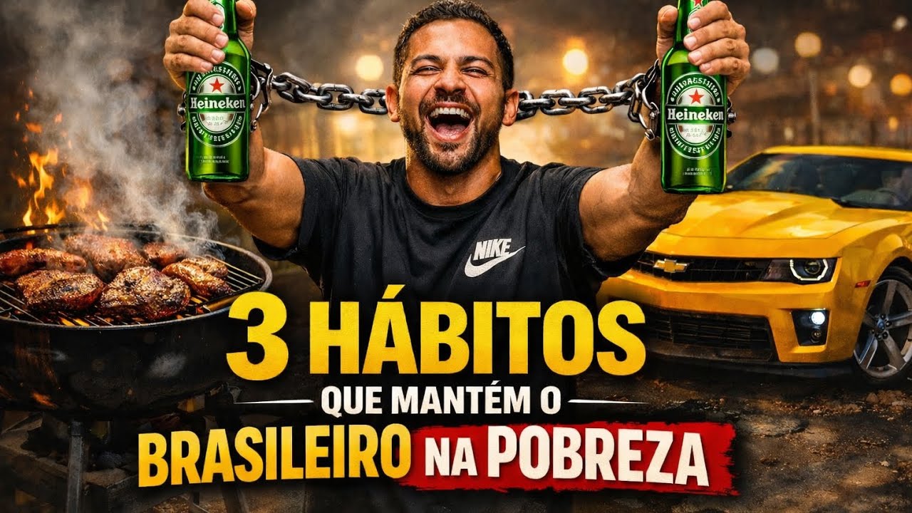 3 hábitos culturais que mantêm o brasileiro na pobreza