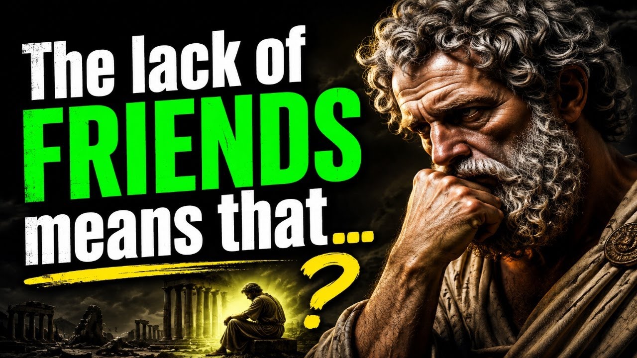 The Lack of Friends Means You’re Stronger Than Most | Stoicism | Stoic Mindset
