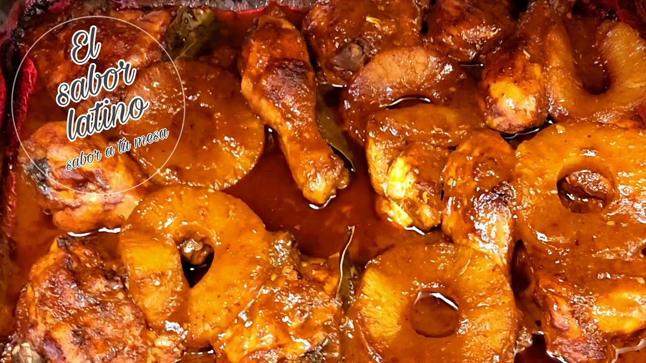 🔴 Pollo A la Piña 🍍  Fácil y Ricoo |Pollo Con Piña al Horno