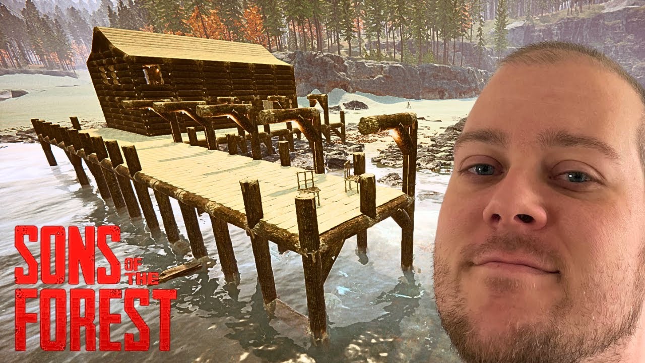 How to Build a Beach House in Under 18 Minutes! | Sons of the Forest