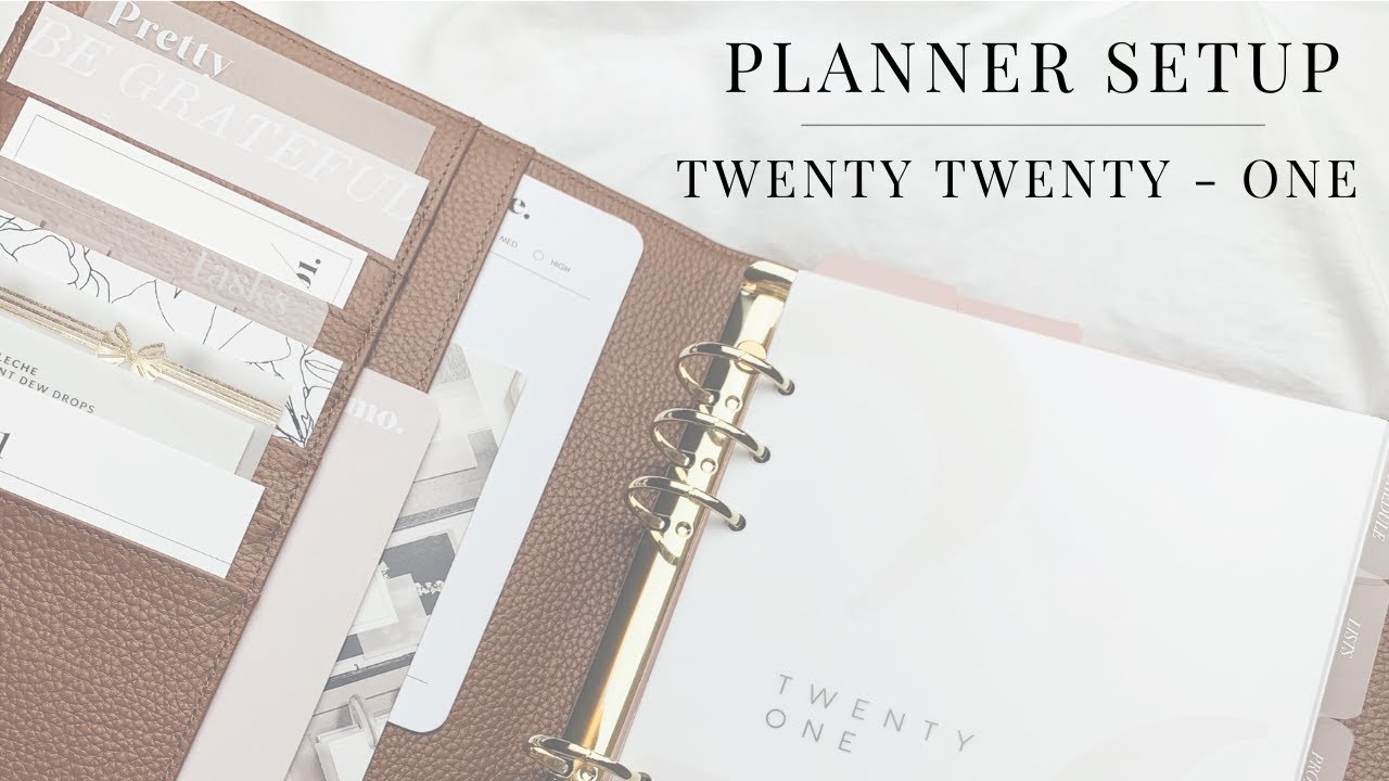 2021 Planner Setup | Cloth&Paper A5