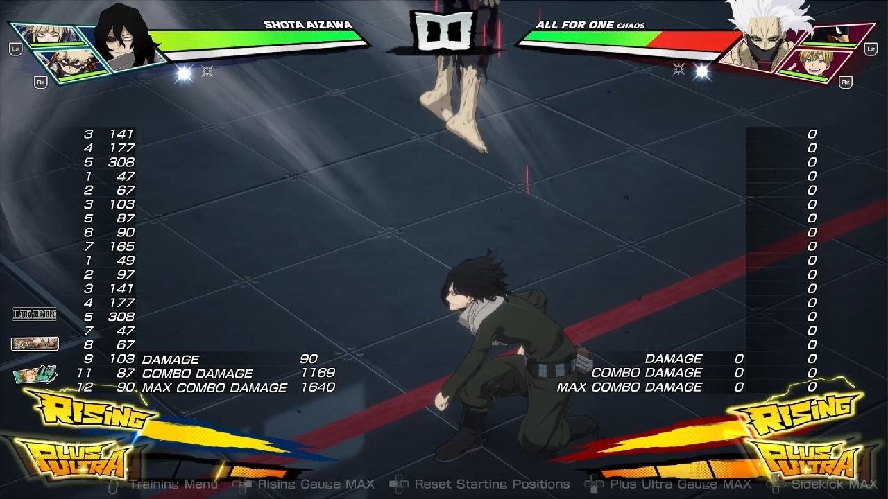 MY HERO ACADEMIA All’s Justice| Aizawa Combos i Found