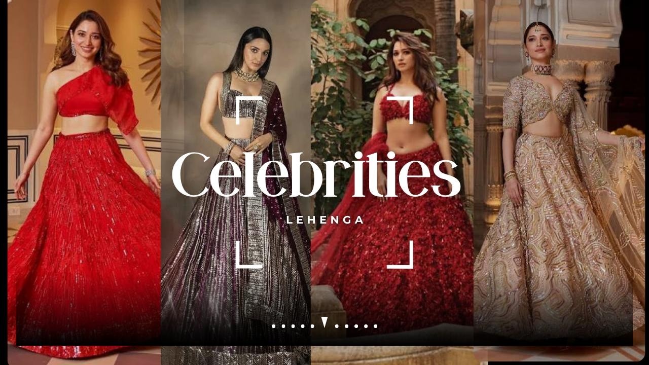 Celebrities Lehangas look l bollywood Diva's Lehanga Look l Celebs Lehenga l Lehanga look create