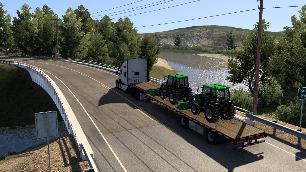 Crossing Into Colorado on a Calm ATS Run