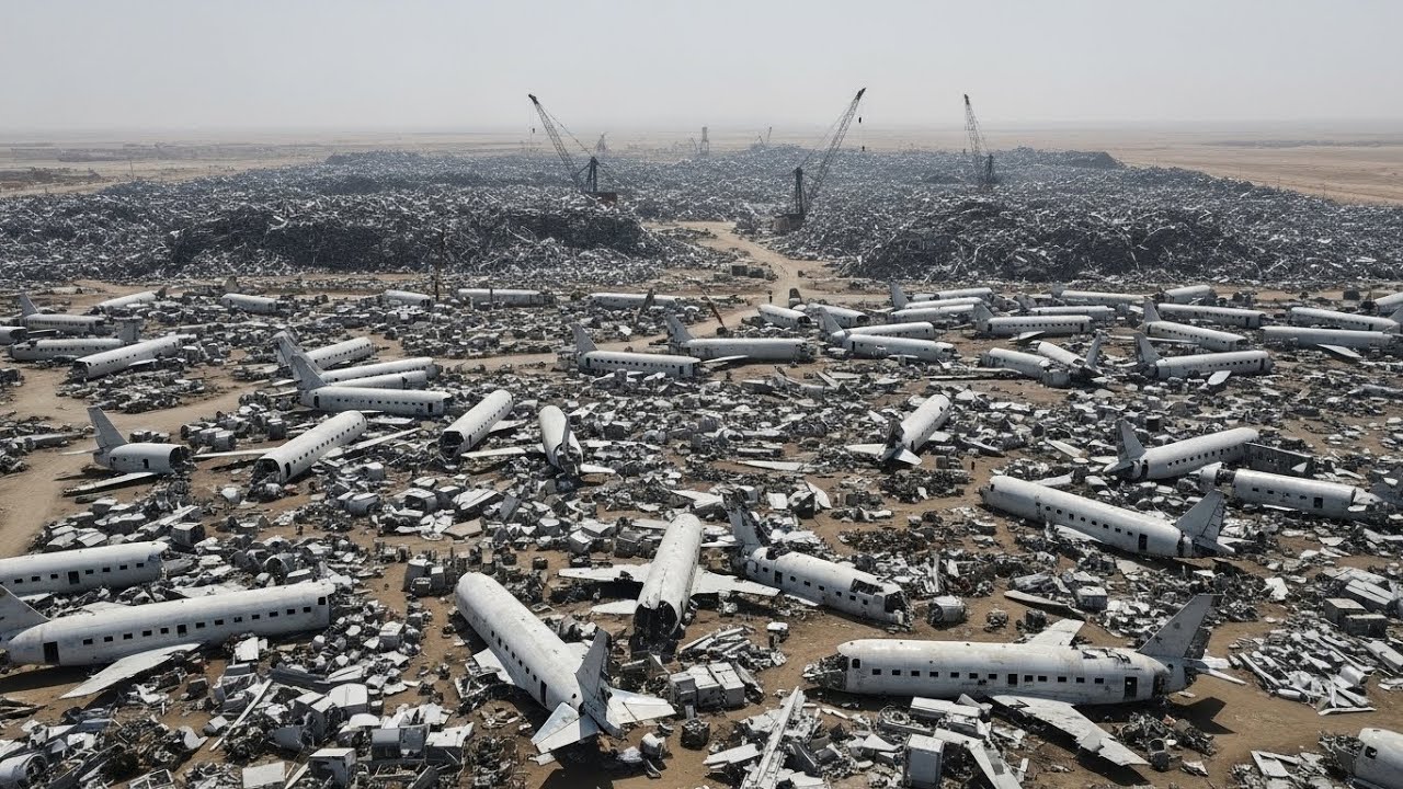 Inside a Modern Aircraft Recycling Plant: How Old Planes Become New Machines