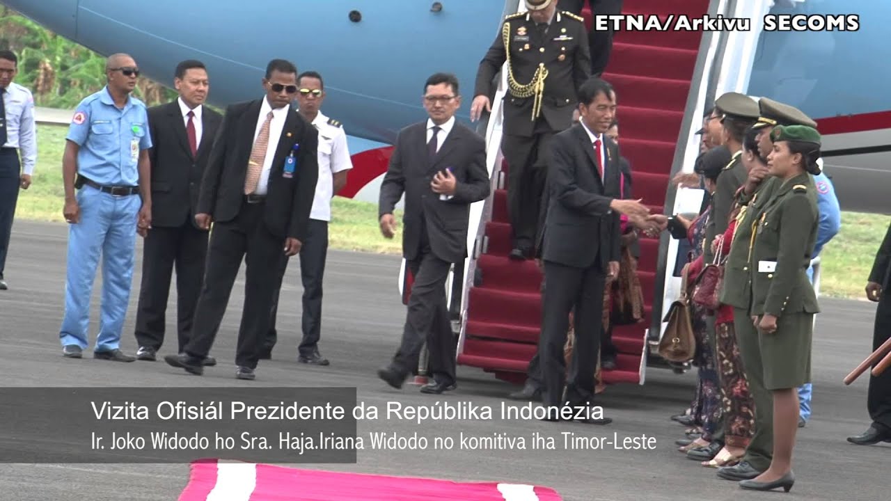 Kedatangan Presiden RI Joko Widodo dan Ibu Negara ke Timor Leste