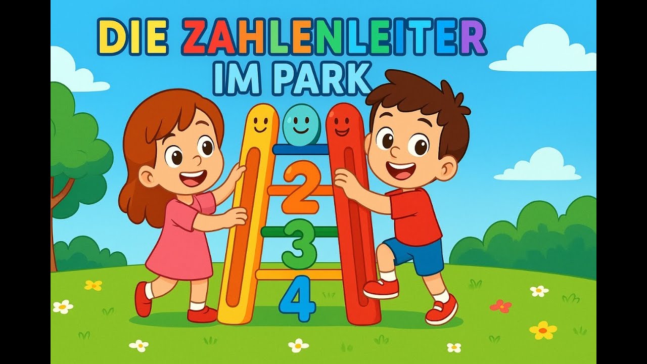 Die Zahlenleiter im Park | Lustige Cartoon-Zahlen-Geschichte für Kinder #cartoon #kinder #kids