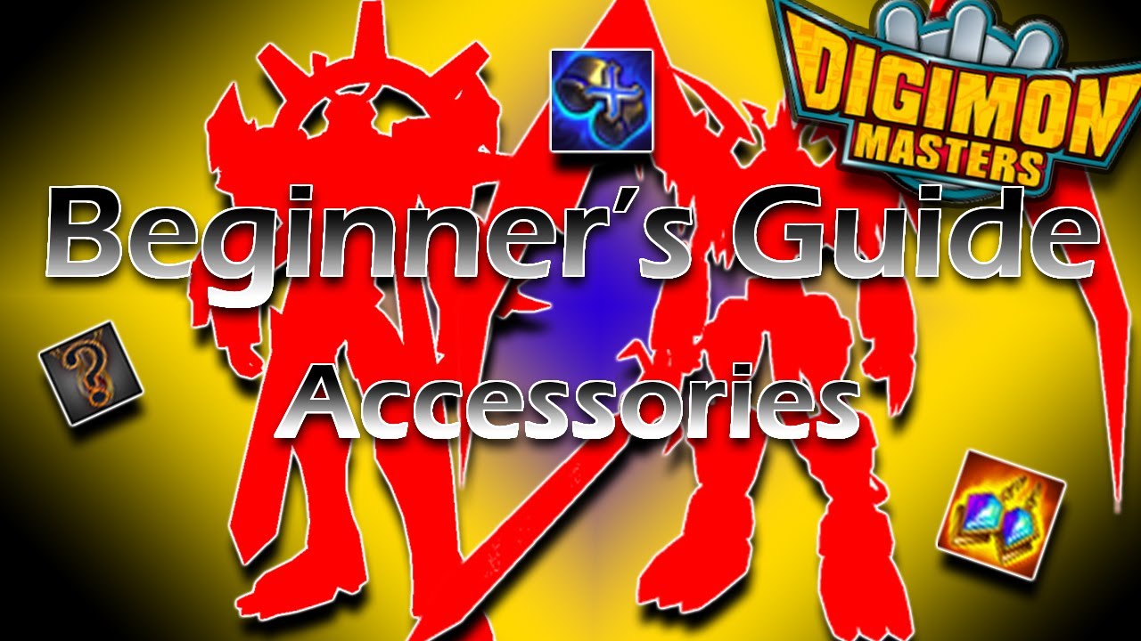 Digimon Masters Online 4 Dummies - Accessories Beginner's Guide - DMO