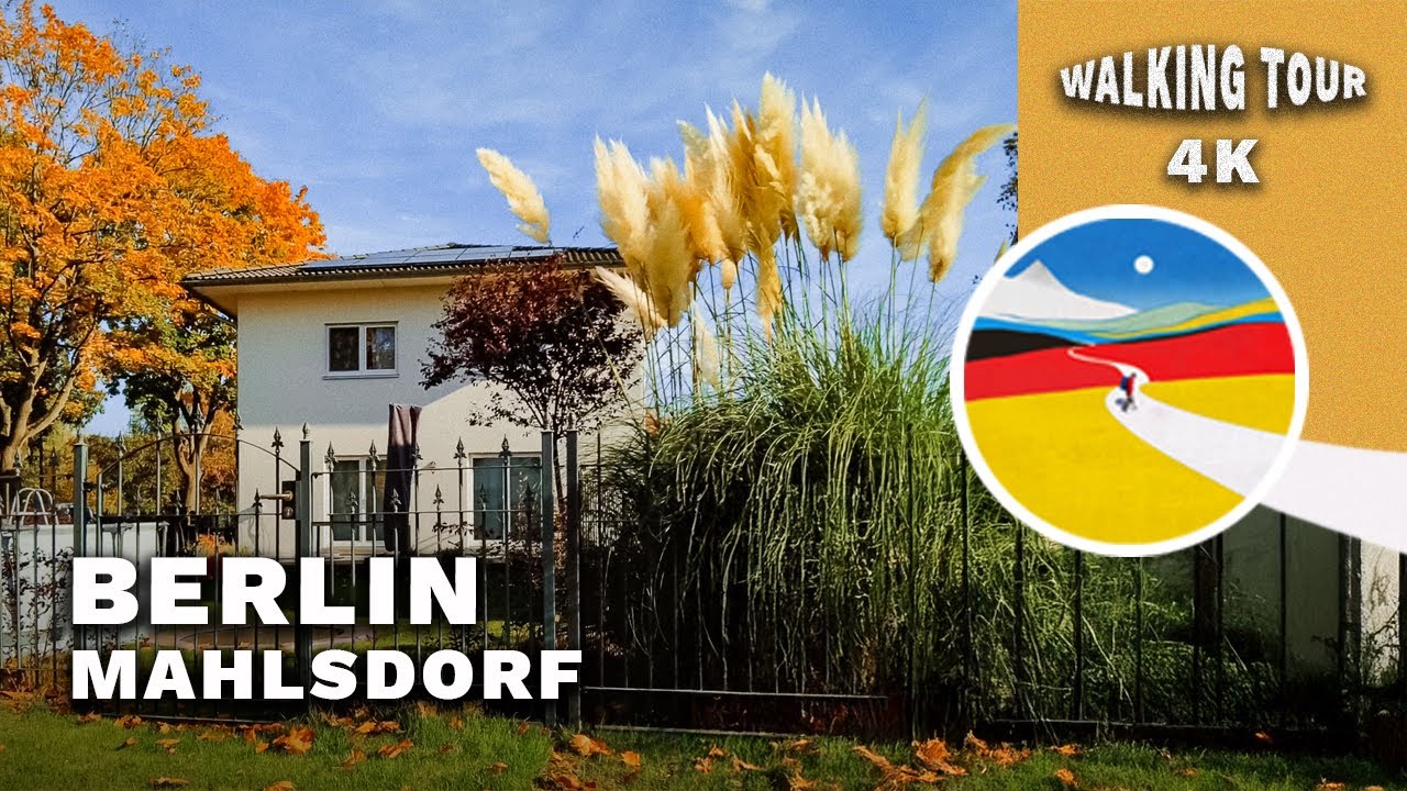 Beautiful Autumn Walking Tour In East Berlin, Germany 🏡 Charming Mahlsdorf