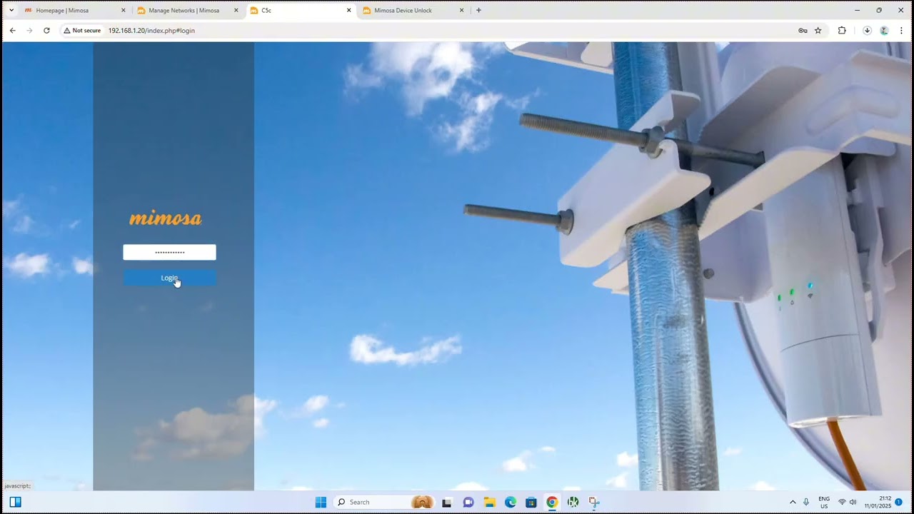 Mimsosa C5C Setp by Step Configuration 